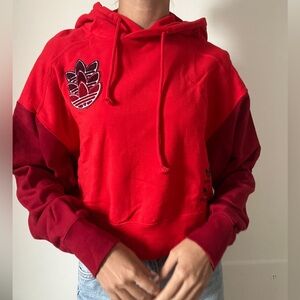 Adidas women cropped hoodie.